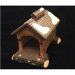 Department 56 'Red Covered Bridge' a New England Village Collectible Decoration