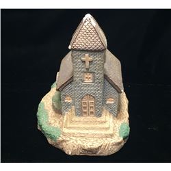 A Summit Collection Exclusive 'Meadow Side Lane' Blue Church Decor