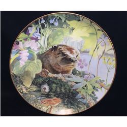 Geoff Mowery 1984 Collector Plate 'River Otter…May on the riverbank'