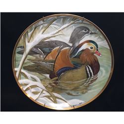 Bart Jerner 1981 Collector Plate 'Water Birds of the World - Mandarin Duck'