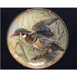 Bart Jerner 1981 Collector Plate 'Water Birds of the World - Wood Duck'