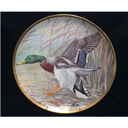 Bart Jerner 1981 Collector Plate 'Water Birds of the World - Mallard'