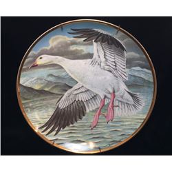 Bart Jerner 1981 Collector Plate 'Water Birds of the World - Snow Goose'