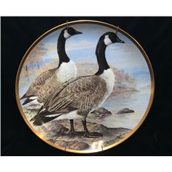 Bart Jerner 1981 Collector Plate 'Water Birds of the World - Canada Goose'