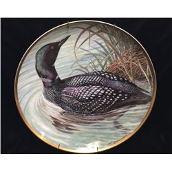 Bart Jerner 1981 Collector Plate 'Water Birds of the World - Great Nothern Diver'