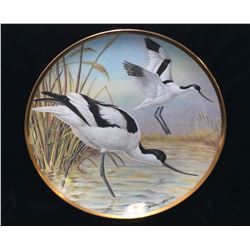 Bart Jerner 1981 Collector Plate 'Water Birds of the World - Avocet'