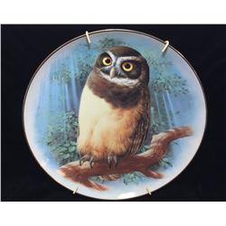 Raymond Watson 1986 Collector Plate 'The Spectacled Owl'