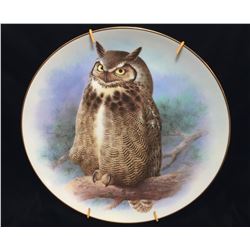 Raymond Watson 1986 Collector Plate 'The Great Horned Owl'