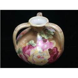 royal kinran nippon three handle vase