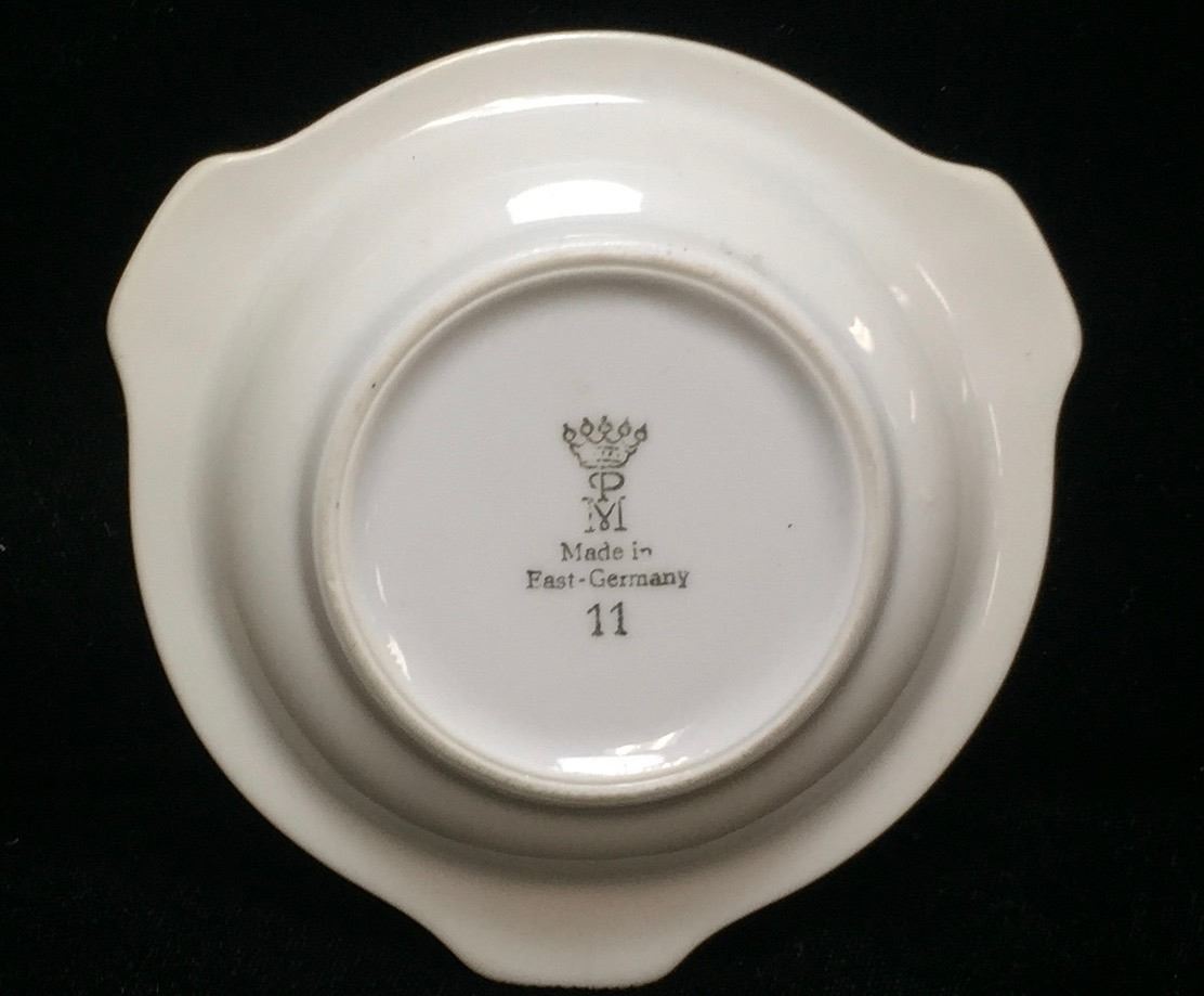 PM Porcelain Dish Made In East Germany 11 pm-porcelain-dish-made-in-east-germany-11