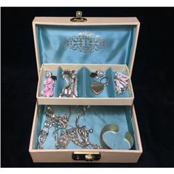 Small Jewellery Box with Items Enclosed