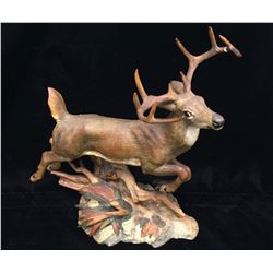 1991 '10 Ppoint Buck' Procelain Décor The Franklin Mint