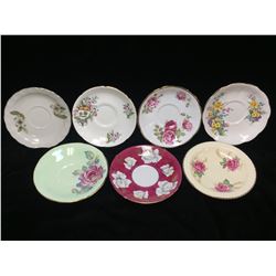 Lot of 7 Saucer Collector Plates