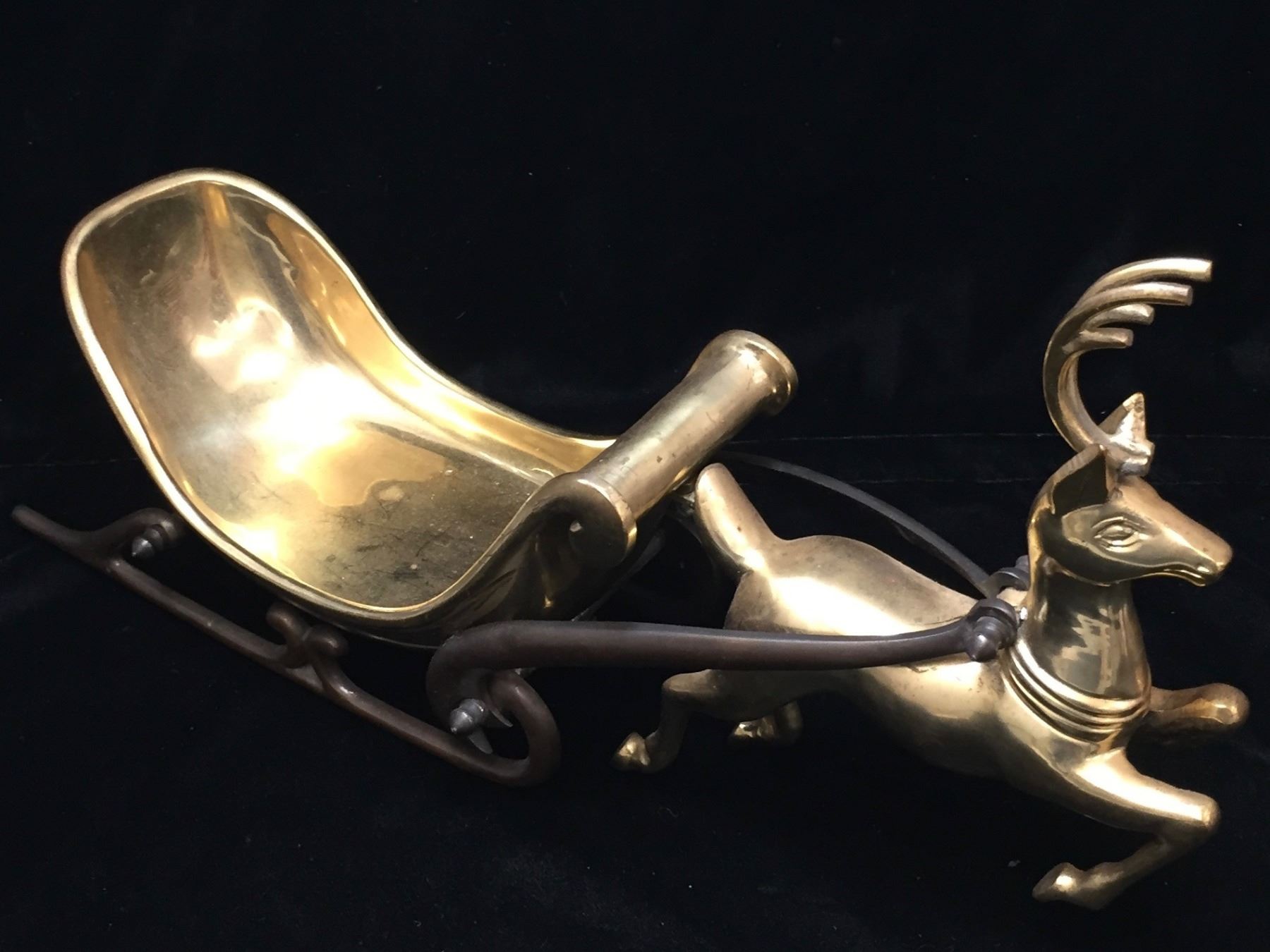 The Bombay Company Brass Reindeer And Sleigh The Bombay Company Brass Reindeer And Sleigh