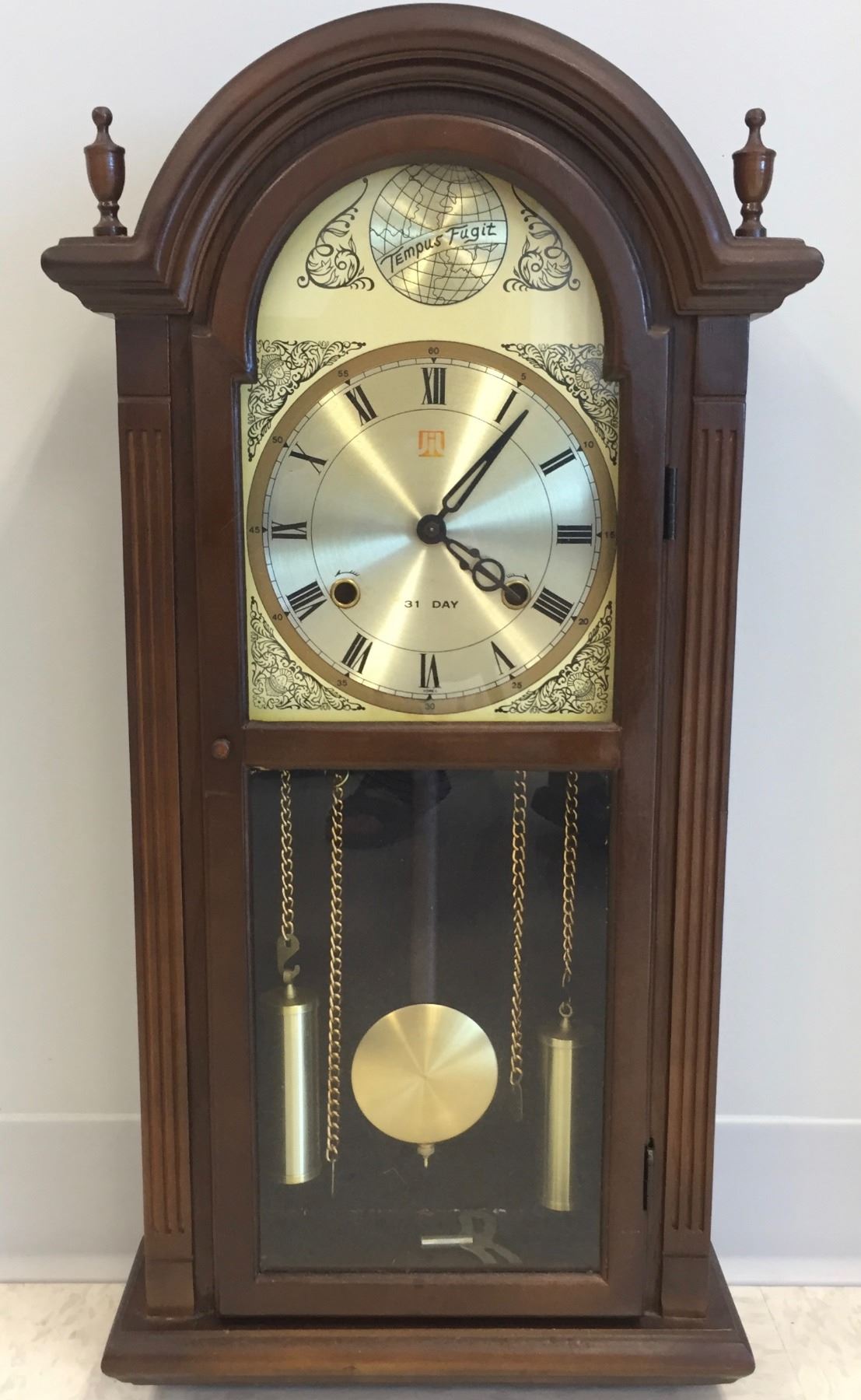 Vintage Waltham Tempus Fugit 31 Day Wall Clock