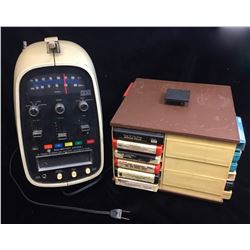 Aquatron VX-33 8 Track Stereo AM/FM MPX with Lot of Tracks