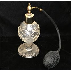 Glass Stemed Purfume Bottle Black Rope Spray