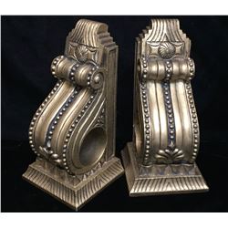 Golden Window Curtain Rod Decorative Holders Mounts to Wall