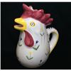 Image 1 : Hand Painted in Italy Porcelain Rooster Pitcher