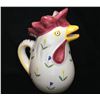 Image 2 : Hand Painted in Italy Porcelain Rooster Pitcher