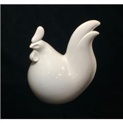 White Rooster Mantel, Shelf Décor