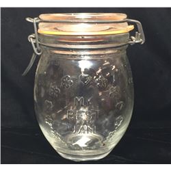 1 Pint Jar Crownford China Co Inc 1979 Jar Made in Italy My Best Jam