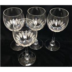 Set of 4 Wine Stem Glasses