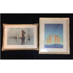 Lot of 2 Small Paintings