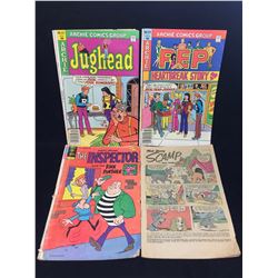 Lot of 4 Archie, The Inspector, Scamp Comics