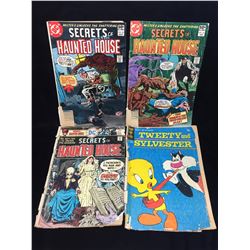 Lot of 4 Haunted House, Tweety & Sylvester Comics
