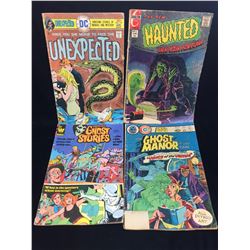 Lot of 4 Haunted, Ghost Stories, Ghost Manor Comics