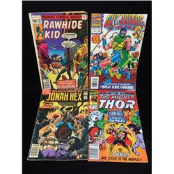 Lot of 4 Marvel, DC Comics - Rawhide Kid, Gaurdians of the Galaxy, Jonah Hex, Thor