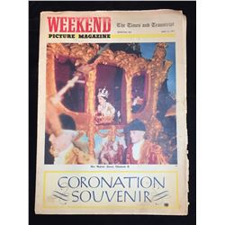 Coronation Souvenir' 1953 Weekend Picture Magazine The Times and Transcript