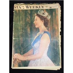 Star Weekly July 4 1953 Magazine Queen Elizabeth Cover