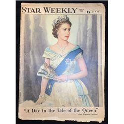Star Weekly May 9 1953 Magazine 'A Day in the Life of the Queen'