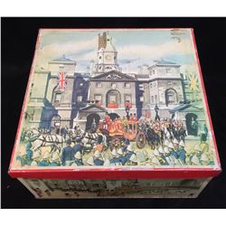 Chiltonian Biscuits Lee London England Litho Tin Metal Container 'Royal Cariage & Palace' Design