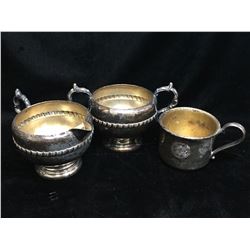 Viking Plate Cup, Sugar & Creamer Set