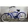 Image 1 : RALEIGH RETROGLIDE ONE BLUE AND WHITE BEACH CRUISER W/ WHITE WALL TIRES