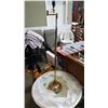 Image 1 : LOST PROPERTY FLOOR LAMP ENDTABLE AND GLASS TABLETOP