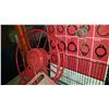 Image 2 : LARGE METAL HOSE REEL, EXHAUST GASKET, DISPLAY STAND, AND HYDAULIC CONTROL ARM