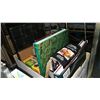 Image 2 : BOX OF ROBERT BATEMAN BOOK DISPLAY CASES AND OTHER ITEMS