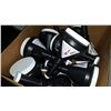 Image 2 : LARGE BOX OF NEW BLACK CLEAN FUNNELS REATIL $10 EACH
