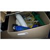 Image 1 : BOX OF MARINE FLOATS, ANCHOR, ETC