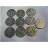 Image 2 : 10 CANADIAN SILVER DOLLARS