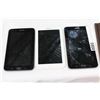 Image 1 : 3 SAMSUNG TAB E 2 BLACK, ONE WHITE, ONE WITH CRACKED SCREEN