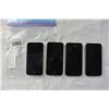 Image 2 : 4 APPLE IPHONE 4S, AND 4, BLACK