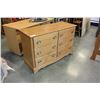 Image 2 : OAK 6 DRAWER DRESSER