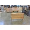 Image 2 : SINGLE SIZE MAPLE SLEIGH BED FRAME