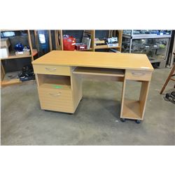 MAPLE ROLLING DESK