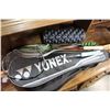 Image 2 : LOT OF BADMINTON RACKETS AND MASSAGE ROLLER